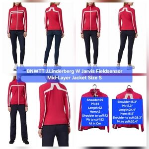BNWTT J.Linderberg W Jarvis Fieldsensor Mid-Layer Jacket Size S